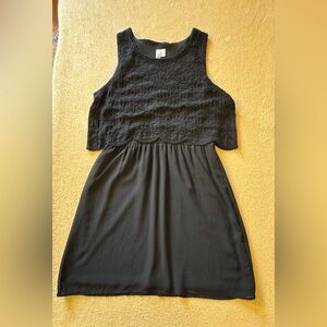 Alya Black Beaded Party Dress